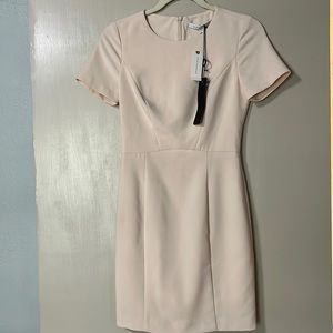 Black Halo Crème Short Dress